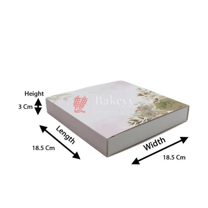 9 Brownie Box | Gift Box | Multipurpose Box | Pack of 10 - Bakeyy.com