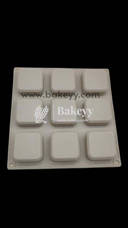 9 CAVITIES - SILICONE SOAP MOLD - Bakeyy.com