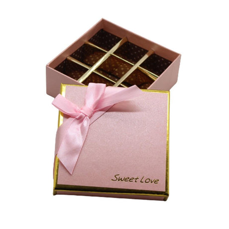 9 Cavity Hard Chocolate Box | Pink Colour - Bakeyy.com - India - 9 Cavity Hard Chocolate Box | Pink Colour - Default Title