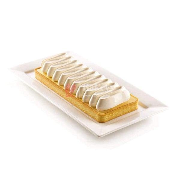 9 Cavity Silicon 3D Rectangle shape Entremet Cake Mould Mousse Mould - Bakeyy.com