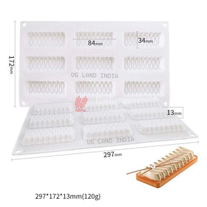 9-cavity-silicon-3d-rectangle-shape-entremet-cake-mould-mousse-mould-bakeyy-com-2 - Bakeyy.com