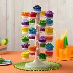 9 CM | 5 Multi Colour Cupcake Liners | 500 pcs | Baking Cup - Bakeyy.com