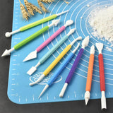 9 Pieces Clay Tools, Plastic Sculpting Tools Polymer Clay Tools Clay Tools Sculpting Ceramic Pottery Tool Kit for Shaping and Sculpting - Bakeyy.com - India - 9 Pieces Clay Tools, Plastic Sculpting Tools Polymer Clay Tools Clay Tools Sculpting Ceramic Pottery Tool Kit for Shaping and Sculpting - Default Title