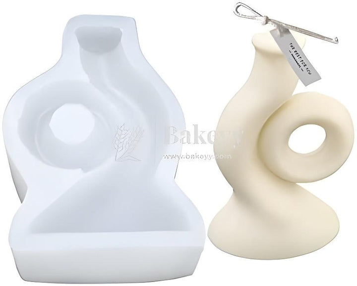 Vase Candle Silicone Mould | Cake Mould Fondant Decorating Cake - Bakeyy.com