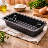 Premium Non-Stick Rectangular Bakeware | Perfect for Baking Breads and Cakes | Pack of 1