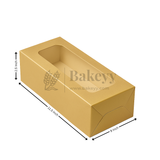 Coloured Brownie Boxes | Perfect for Brownies, Cookies | Pack of 10