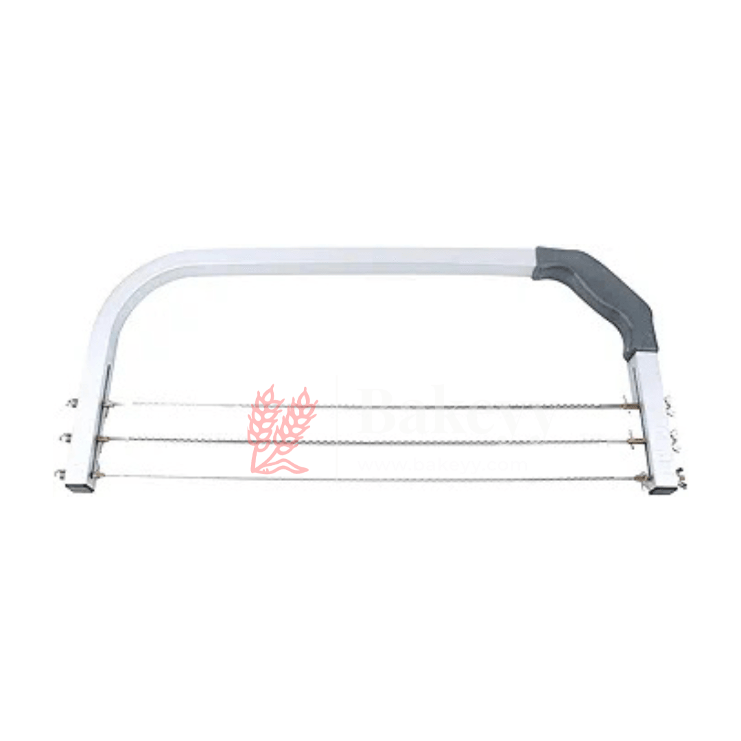 3 Blades Cake Slicer Cutter & Levelling Adjustable Wire Saw Blade Cake Multi Layer Device Baking Tools - Bakeyy.com - India - 3 Blades Cake Slicer Cutter & Levelling Adjustable Wire Saw Blade Cake Multi Layer Device Baking Tools - Default Title