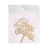 3" inch Happy Birthday Cake Topper - D9