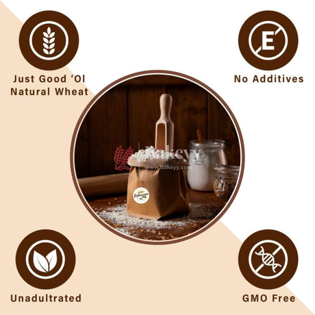 Bakescape T65 Bread Flour (1 kg) | Unbleached, High Protein Content for Perfect Breads, Buns, Bagels, Baguettes, Sourdoughs, Artisanal Breads, Focaccia, Brioche, and More - Bakeyy.com - India - Bakescape T65 Bread Flour (1 kg) | Unbleached, High Protein Content for Perfect Breads, Buns, Bagels, Baguettes, Sourdoughs, Artisanal Breads, Focaccia, Brioche, and More - Default Title