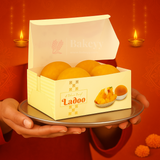 9x9x4 cm | 4 Ladoo sweet box | ITC Back | Pack of 100