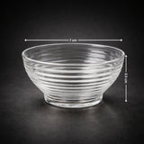 Round Plastic Sauce & Dip Bowl | D47 | Transparent Serving Bowl | 2 Size Options | Assorted Pack Sizes