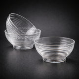 Round Plastic Sauce & Dip Bowl | D47 | Transparent Serving Bowl | 2 Size Options | Assorted Pack Sizes