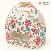 Embossed Arch Goodie Box with Window & Handle | 3 Designs | Pack of 1