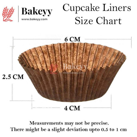 9 CM Brown Colour Cupcake Liners | 1000 pcs | Baking Cup - Bakeyy.com - India - 9 CM Brown Colour Cupcake Liners | 1000 pcs | Baking Cup - Default Title