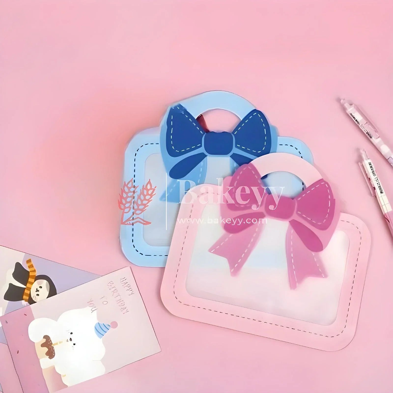 Gift Shape Bags | Fancy Zip Lock Pouches | Available in 2 Colors | Pack of 20