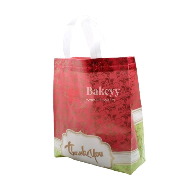9x12 Inch Lamination Bag| Red and Pistachio Green with Thank You | Pack of 50 - Bakeyy.com