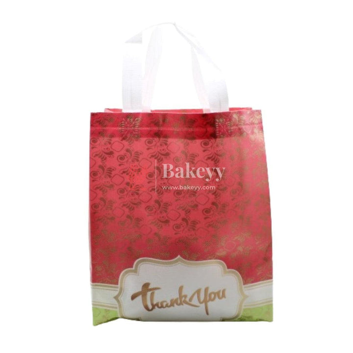 9x12 Inch Lamination Bag| Red and Pistachio Green with Thank You | Pack of 50 - Bakeyy.com