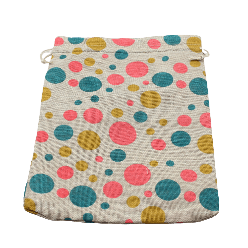 9x12 Inch | Jute Potli Bag | Gift Return Gifts Bags| Printed Jute Bag | Drawstring Bags - Bakeyy.com