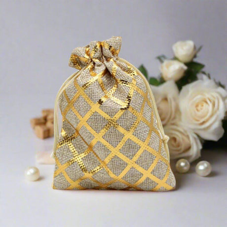 18x24 CM | Original Printed | Printed Potli Jute Bag | Gift Return Gifts Bags | Drawstring Bags | Pack Of 10 - Bakeyy.com - India - 18x24 CM | Original Printed | Printed Potli Jute Bag | Gift Return Gifts Bags | Drawstring Bags | Pack Of 10 - Default Title