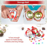 6 Pcs Christmas Tin Tree Decorations - 6.5 cm - Hanging Decor| Candy Jar Round Tree Balls with String - Xmas & New Year Decoration Ornament Item for Home, Office, Church - Bakeyy.com - India - 6 Pcs Christmas Tin Tree Decorations - 6.5 cm - Hanging Decor| Candy Jar Round Tree Balls with String - Xmas & New Year Decoration Ornament Item for Home, Office, Church - Default Title