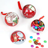6 Pcs Christmas Tin Tree Decorations - 6.5 cm - Hanging Decor| Candy Jar Round Tree Balls with String - Xmas & New Year Decoration Ornament Item for Home, Office, Church - Bakeyy.com - India - 6 Pcs Christmas Tin Tree Decorations - 6.5 cm - Hanging Decor| Candy Jar Round Tree Balls with String - Xmas & New Year Decoration Ornament Item for Home, Office, Church - Default Title