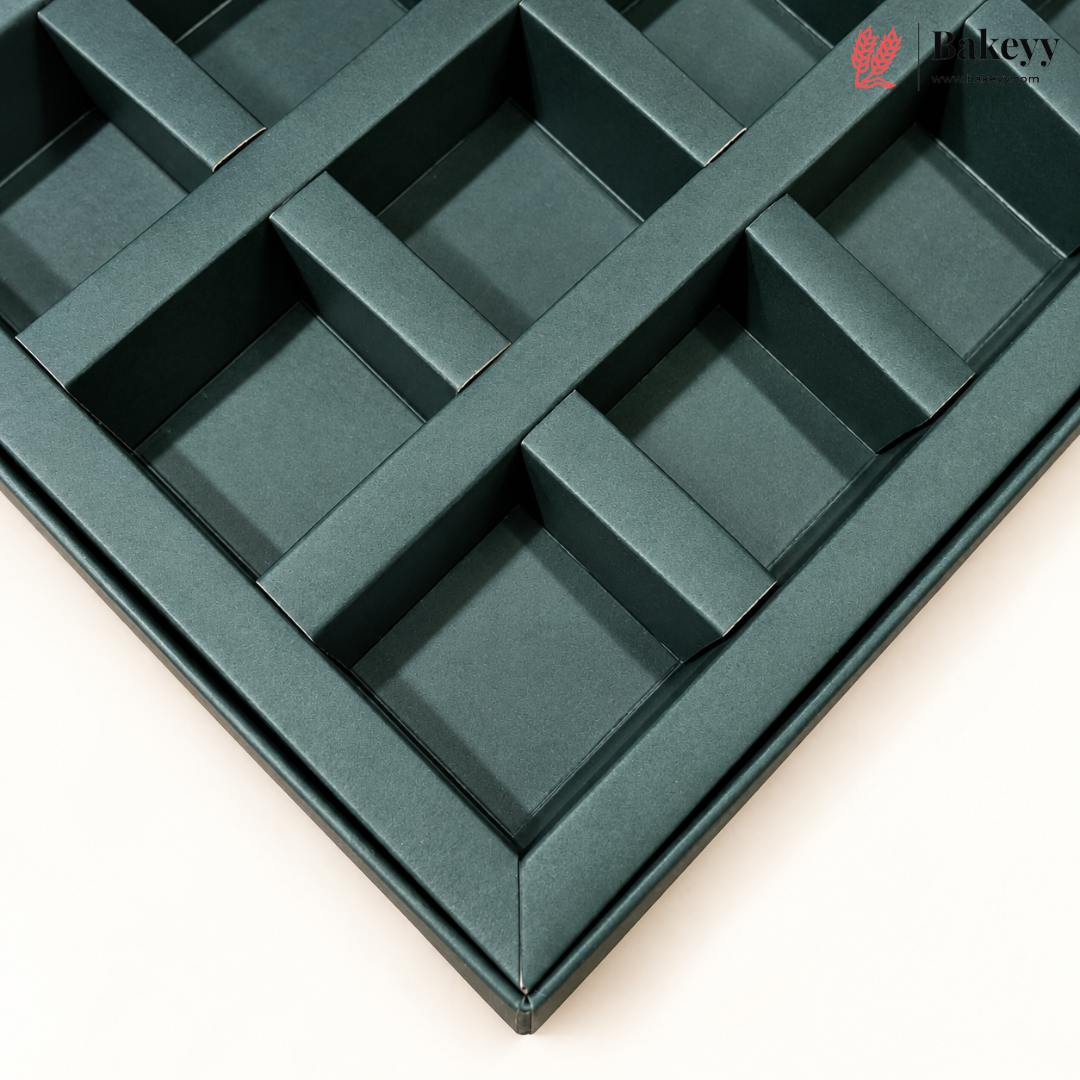 Printed Chocolate Box with Cavity Insert  | 2 Designs | Pack of 1