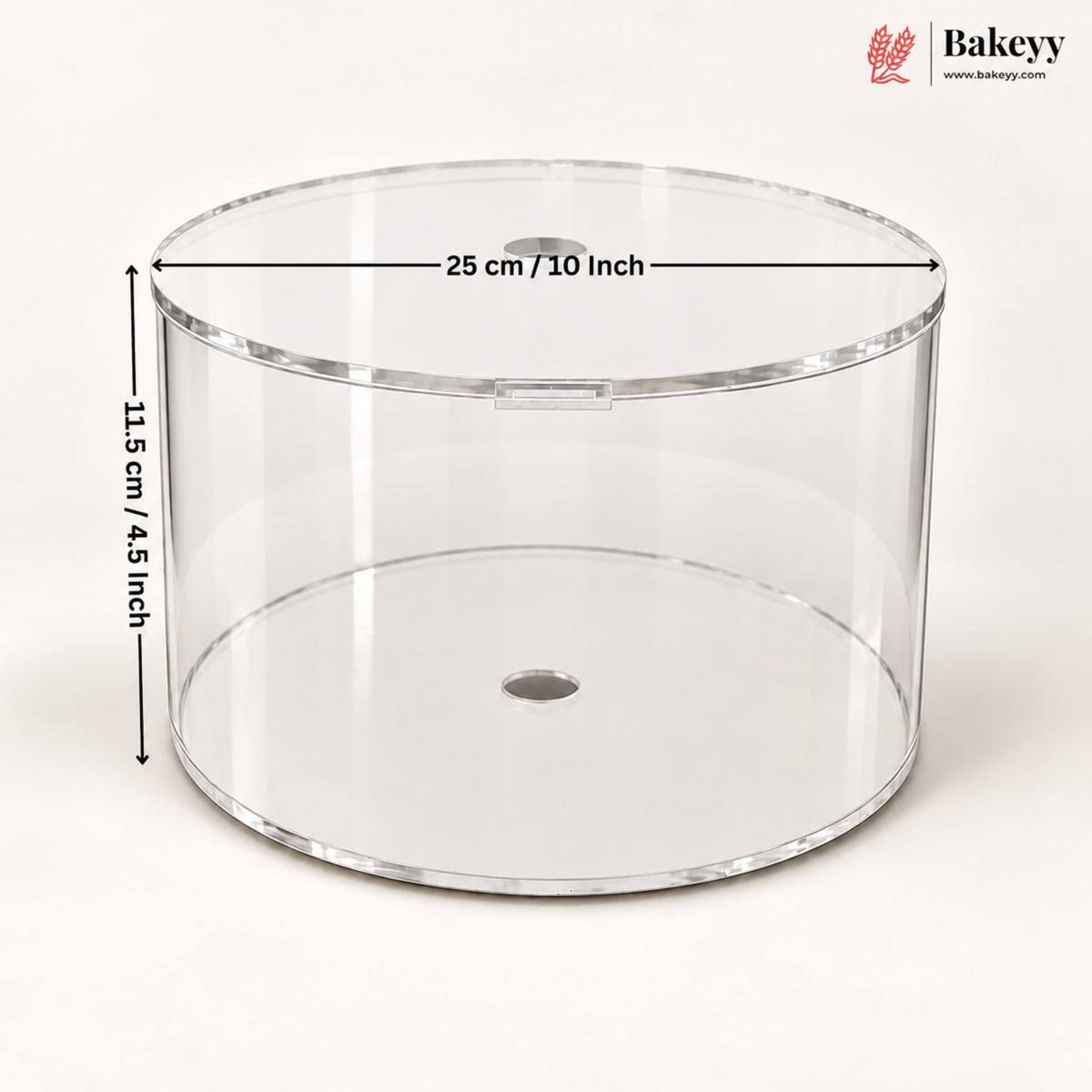 Acrylic Spacer | Cake Separator Stand | Round, Square & Hexagon | 3 Sizes | Pack of 1