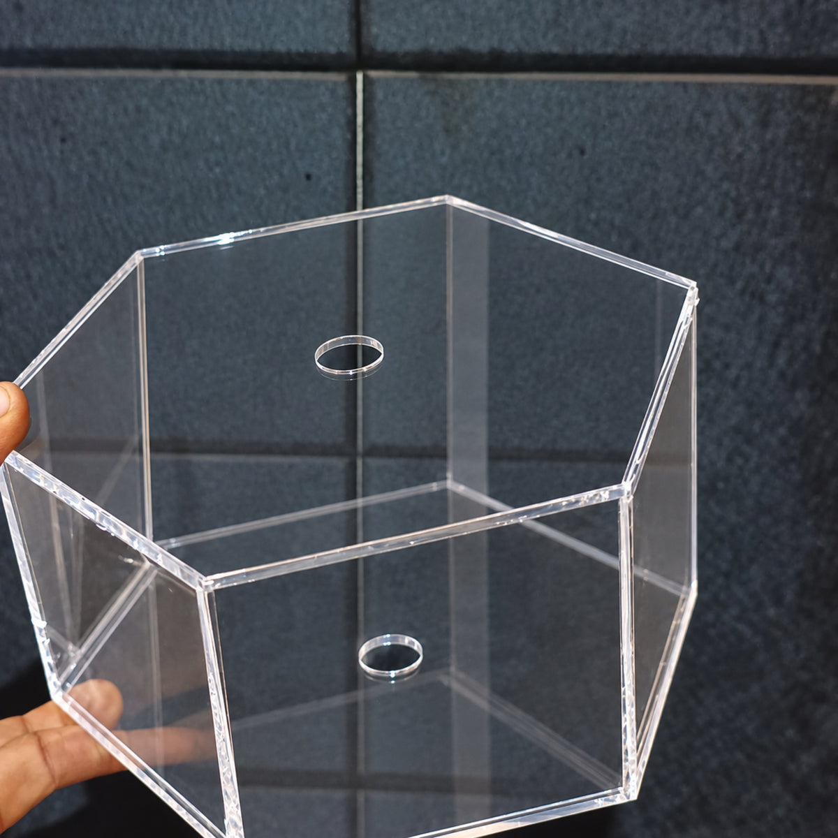 Acrylic Spacer | Cake Separator Stand | Round, Square & Hexagon | 3 Sizes | Pack of 1