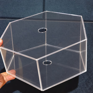 Acrylic Spacer | Cake Separator Stand | Round, Square & Hexagon | 3 Sizes | Pack of 1