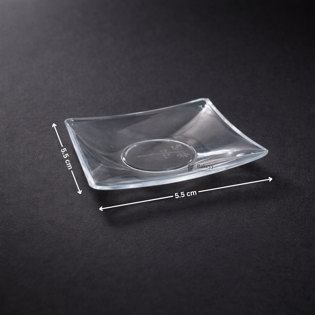 Clear Square Mini Dessert Bowl | Dessert Bowl | D57 | Pack of 50