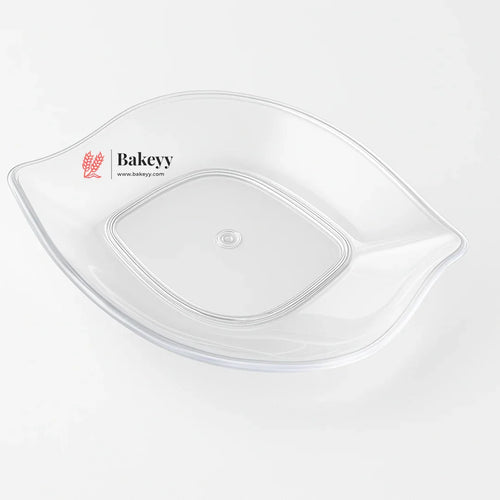 Leaf-Shaped Plastic Serving Bowl | Pack Of 25 | D16 - Bakeyy.com - India - Leaf-Shaped Plastic Serving Bowl | Pack Of 25 | D16 - Default Title