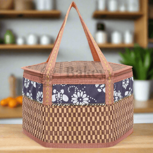 Folding Hexagon Shaped Basket With Zip | Storage Basket | Picnic Basket | Toy Storage basket | Return Gift | Baby Shower - Bakeyy.com - India - Folding Hexagon Shaped Basket With Zip | Storage Basket | Picnic Basket | Toy Storage basket | Return Gift | Baby Shower - Default Title