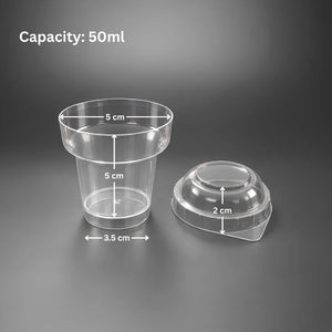 Airline Glass | Beverage & Dessert Cup | D-50 & D-61