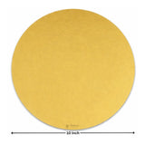 Round Gold Cake Base | Cake Board | Display Board for Cakes