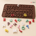 51 Cavity Alphabet Silicone Mould | 1 Piece