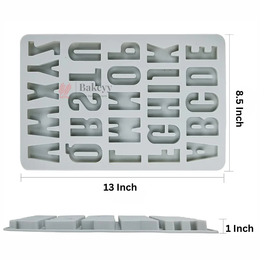 Alphabet Silicone Mould