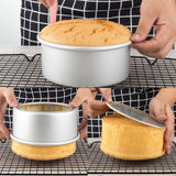 Aluminium Detachable Bottom Cake Mould | Round Baking Pan | Multiple Sizes Available | Pack of 1