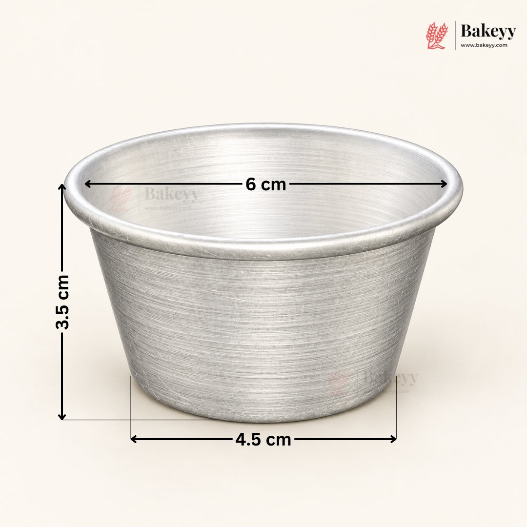 Aluminium Muffin Cups | 3 Sizes | Pack of 1