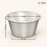 Aluminium Muffin Cups | 3 Sizes | Pack of 1