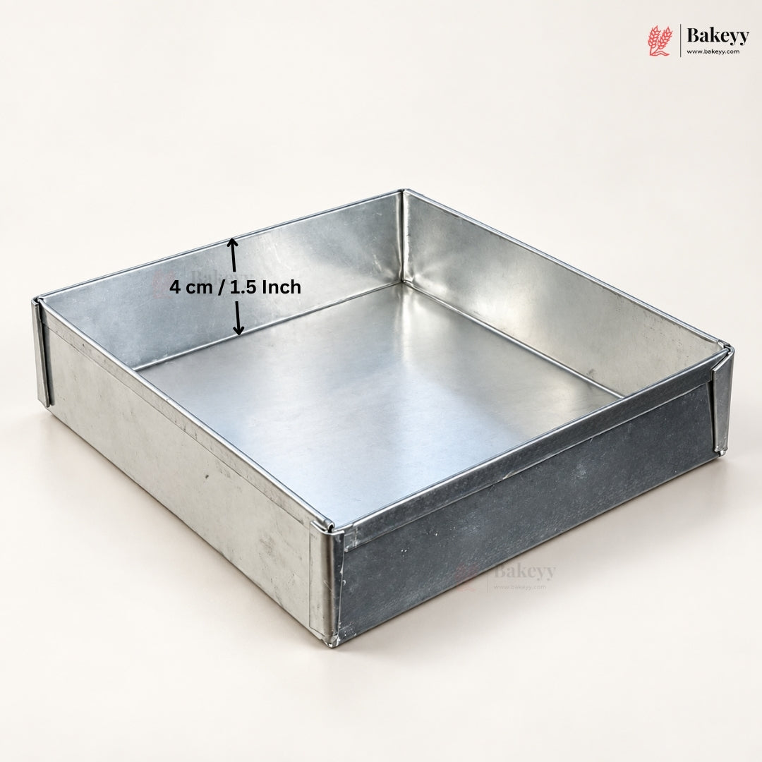 Aluminium Square Brownie Tray | Multiple Sizes | Pack of 1