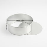 Aluminium Detachable Bottom Cake Mould | Round Baking Pan | 3 Inch Height | Multiple Sizes Available | Pack of 1