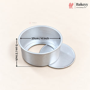 Aluminium Detachable Bottom Cake Mould | Round Baking Pan | Multiple Sizes Available | Pack of 1