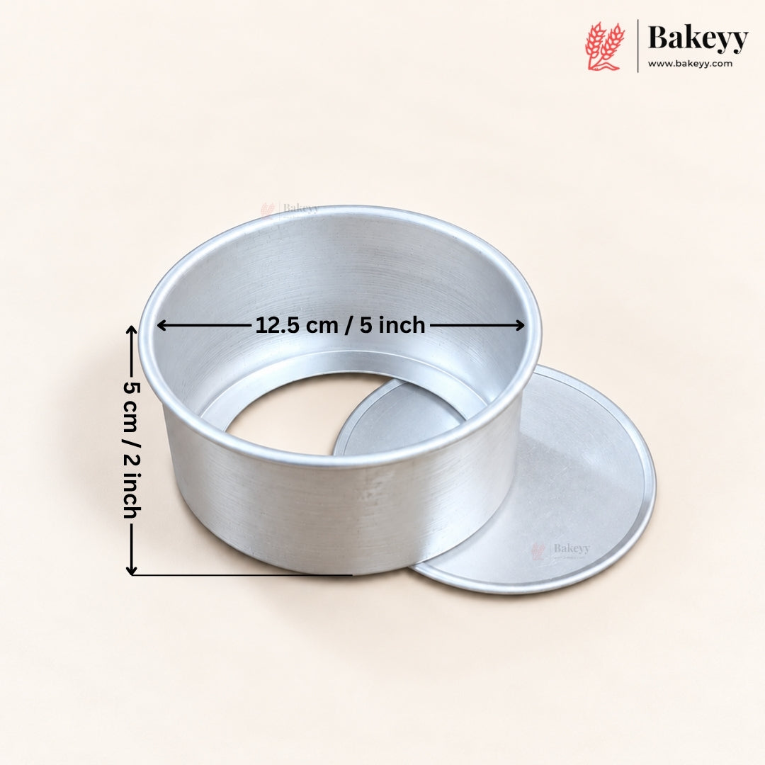 Aluminium Detachable Bottom Cake Mould | Round Baking Pan | Multiple Sizes Available | Pack of 1