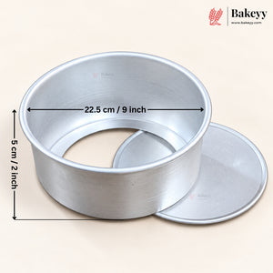 Aluminium Detachable Bottom Cake Mould | Round Baking Pan | Multiple Sizes Available | Pack of 1