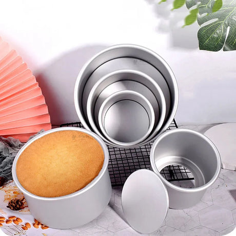 Aluminium Detachable Bottom Cake Mould | Round Baking Pan | Multiple Sizes Available | Pack of 1
