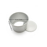 Aluminium Detachable Bottom Cake Mould | Round Baking Pan | 3 Inch Height | Multiple Sizes Available | Pack of 1