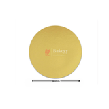 Round Gold Cake Base | Cake Board | Display Board for Cakes