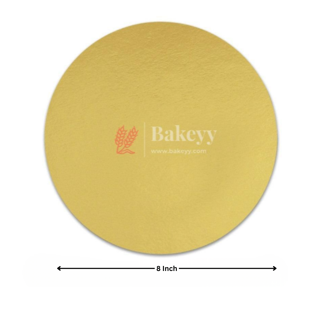Round Gold Cake Base | Cake Board | Display Board for Cakes