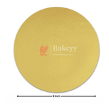 Round Gold Cake Base | Cake Board | Display Board for Cakes
