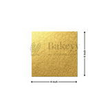 Square Gold Cake Base | Cake Board | Display Board for Cakes